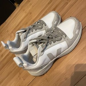 Worn Rick owens x veja hiking sneakers